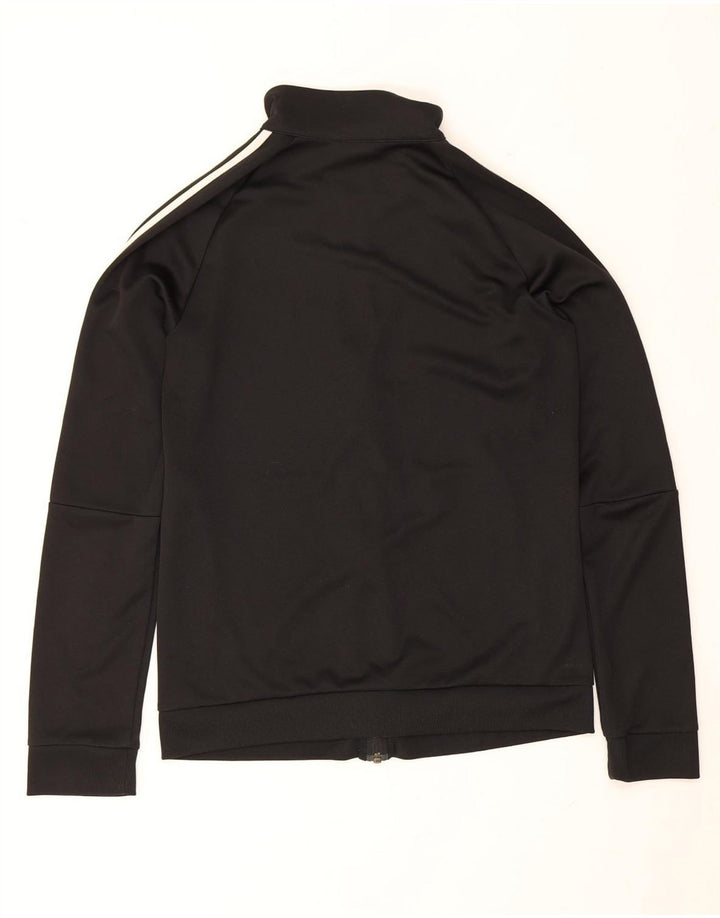 Adidas træningsdragt topjakke til kvinder UK 12/14 Medium Black Polyester