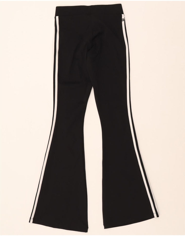 ADIDAS Flare Leggings til kvinder UK 6 XS sort polyester
