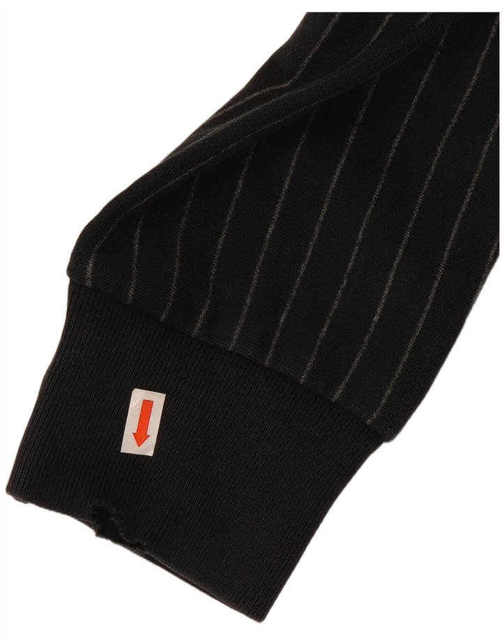 CONVERSE Herre Chuck Taylor Grafisk hættetrøje Jumper Medium Sort Stribet