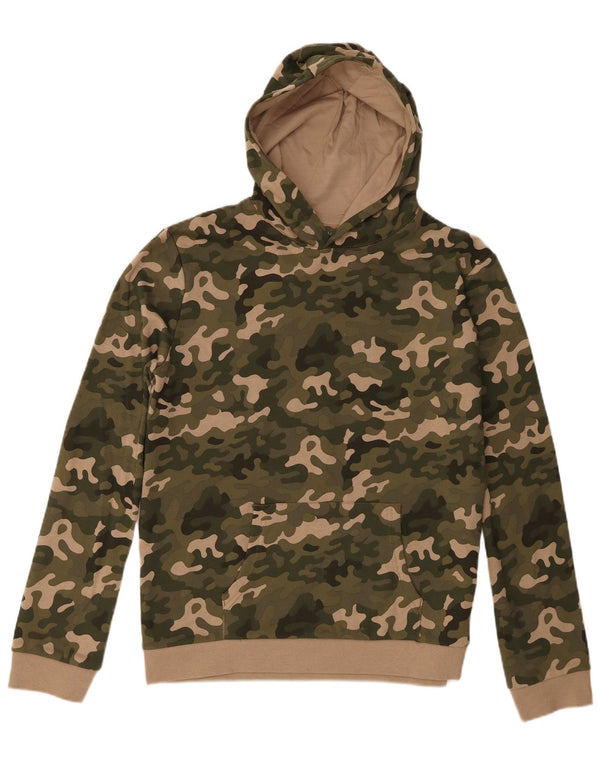 Marks & Spencer Boys hættetrøje 15-16 år Khaki Camouflage Bomuld