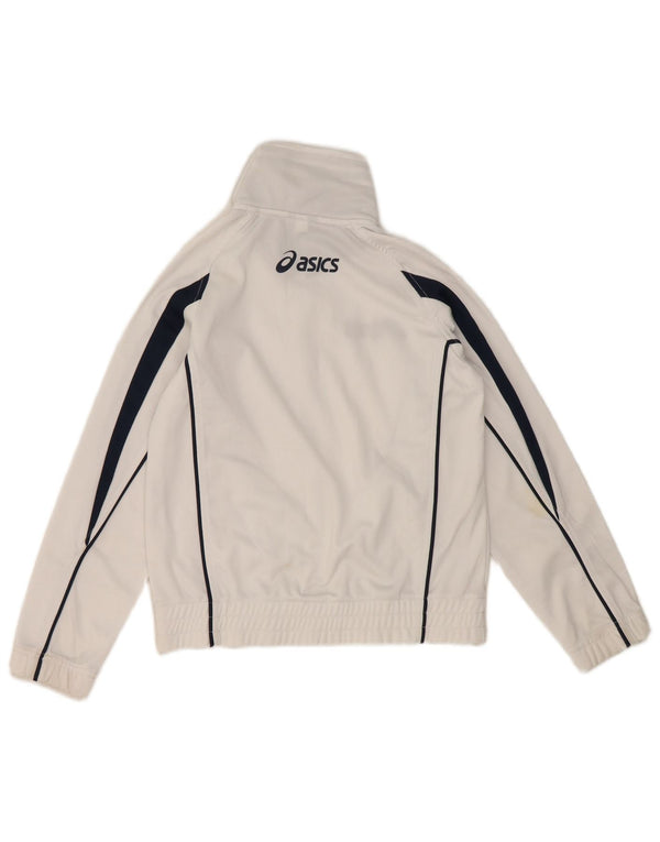 Asics Boys Grafisk træningsdragt Topjakke 7-8 år Hvid Colourblock