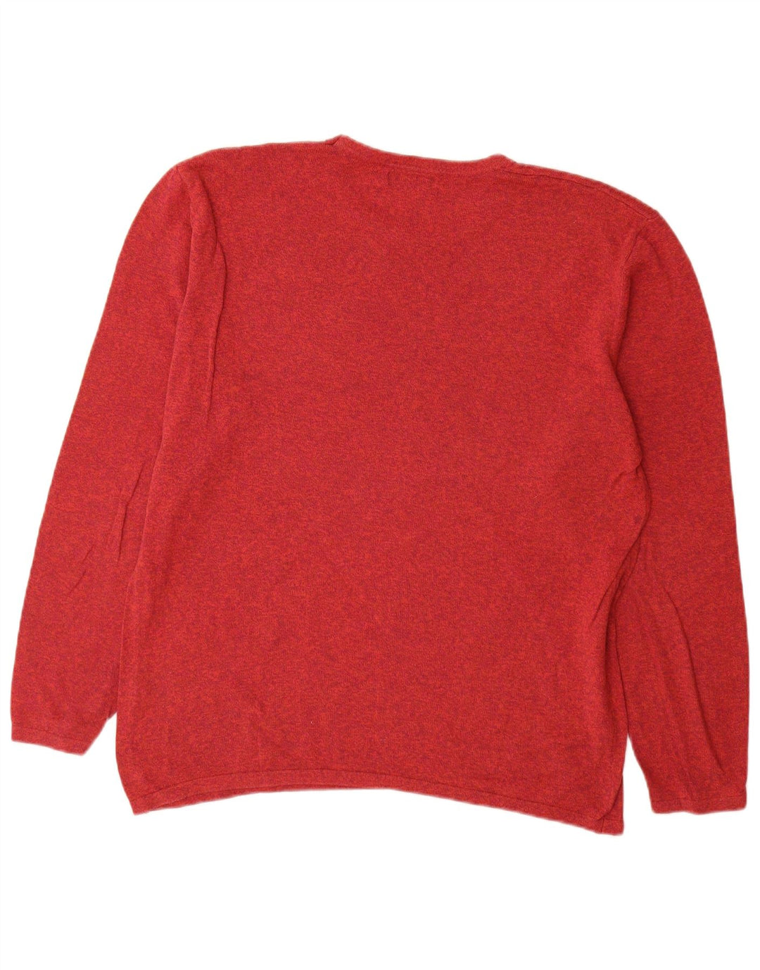 Zara Herre sweater med rund hals XL rød bomuld