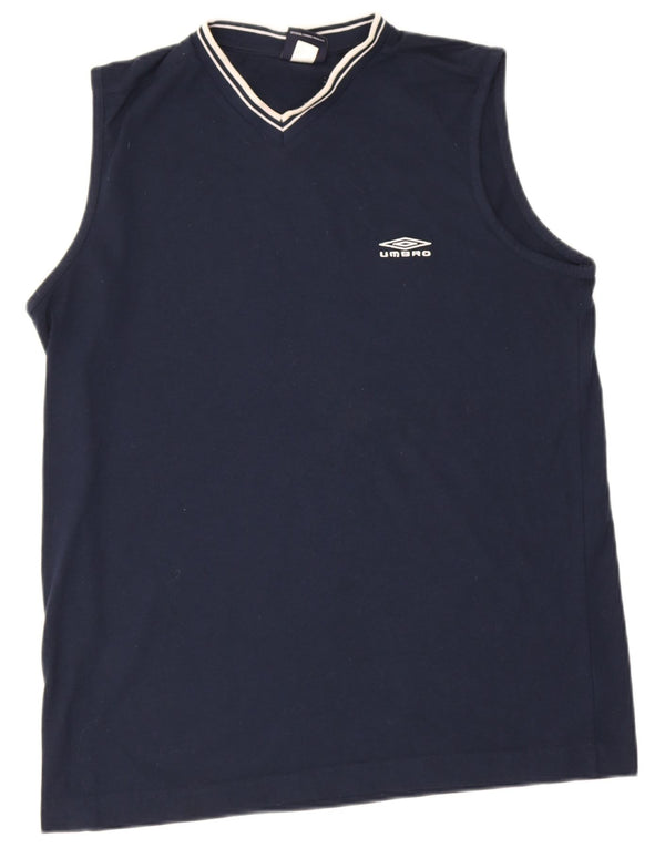 Umbro Herrevest Top Large Navy Blue Polyester