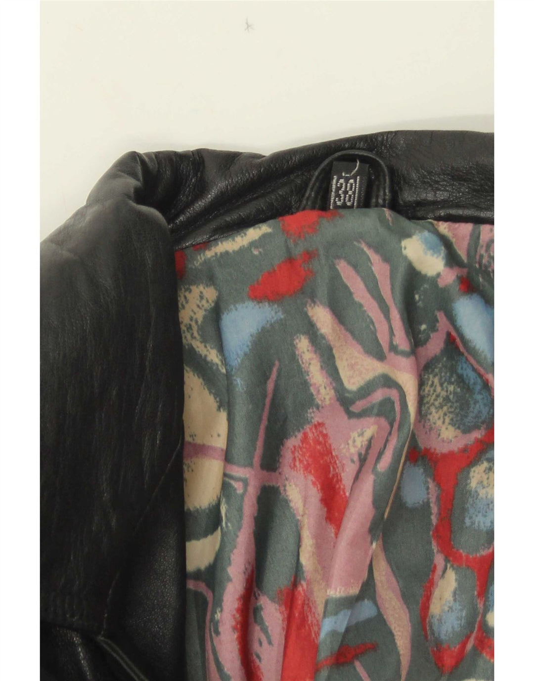 Yessica Womens Biker Læderjakke EU 38 Medium Sort Læder