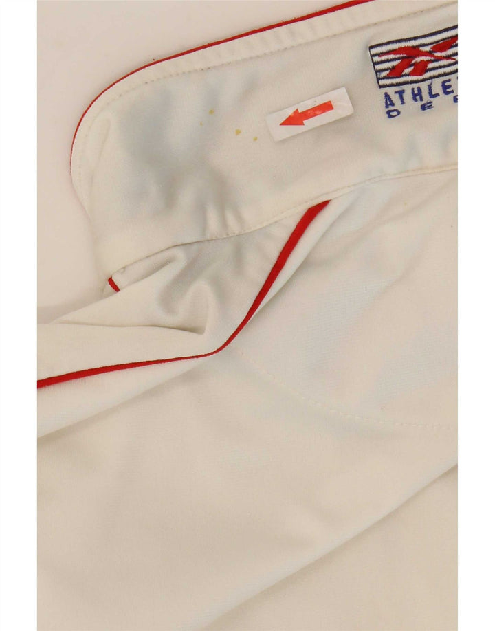Reebok Træningsdragt til mænd Topjakke Stor hvid Colourblock Polyester