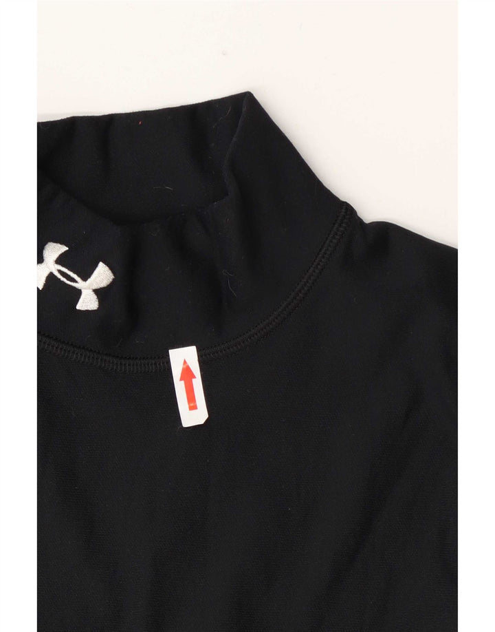 Under Armour Herre Cold Gear Top Langærmet lille marineblå nylon