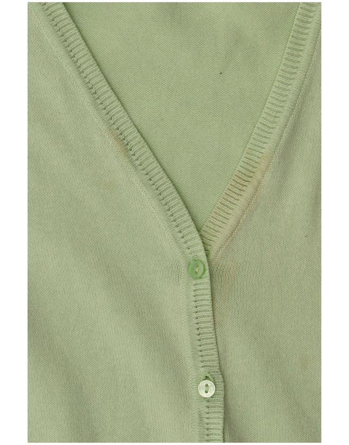 Zara Dame Cardigan Sweater UK 18 XL Grøn