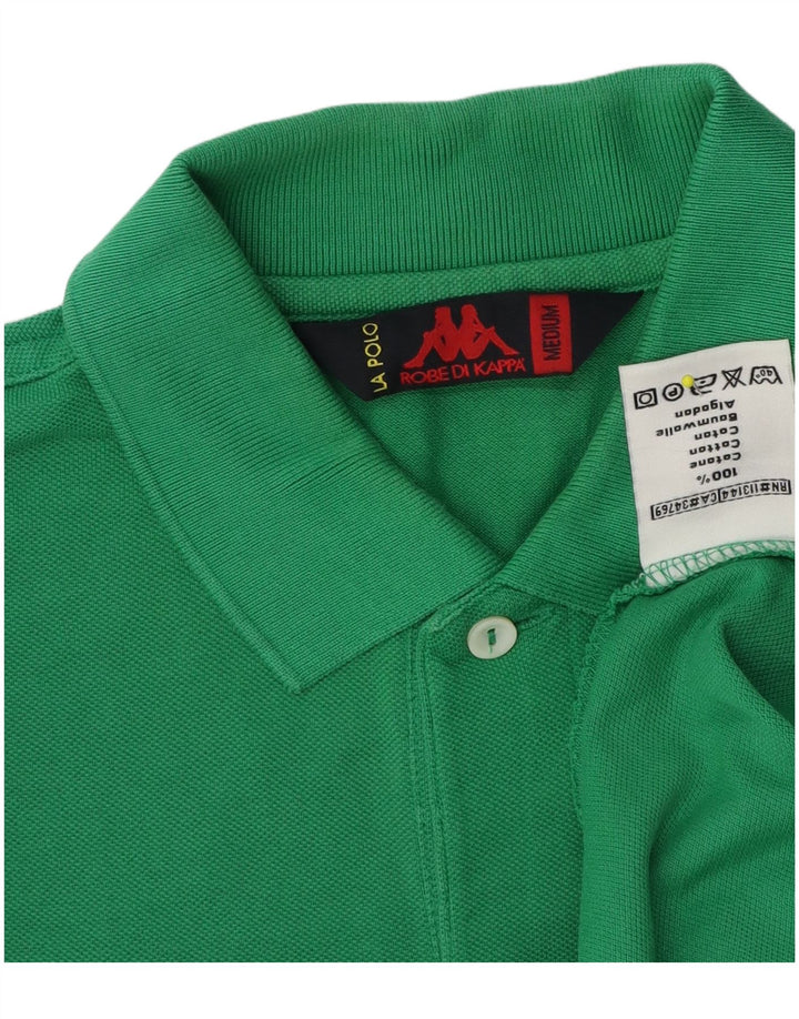 Kappa Herre La Polo Polo Shirt Medium Grøn Bomuld