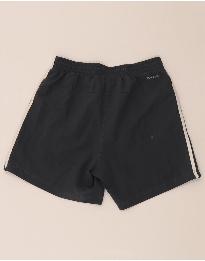 ADIDAS Dame Climalite Sportshorts UK 10 Small Navy Blue Polyester