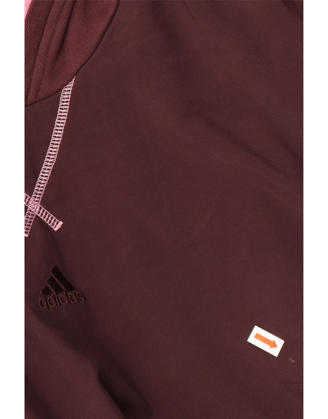 ADIDAS hættetrøje til piger 15-16 år rødbrun polyester