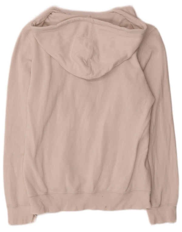 Champion Dame Grafisk Hoodie Jumper UK 14 Medium White