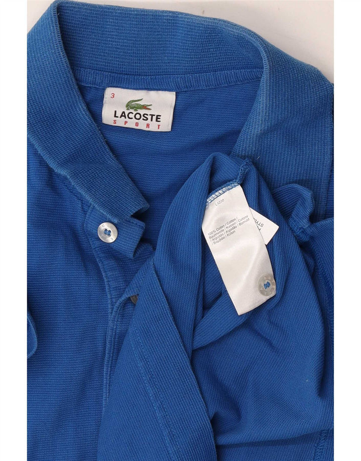 Lacoste herre poloskjorte str. 3 Lille blå bomuld