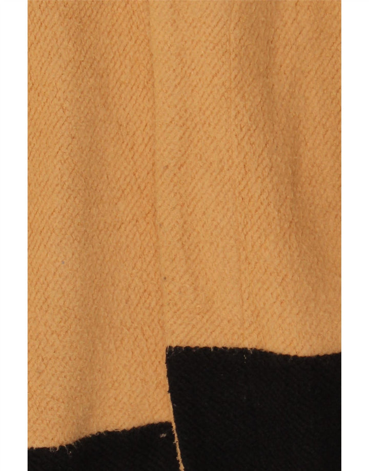 Zara Womens Oversized Open Overcoat UK 14 Medium Flerfarvet Colourblock
