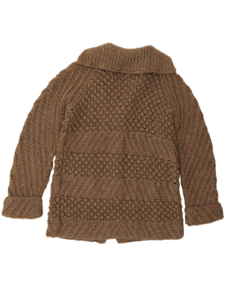Vintage dame cardigan sweater UK 16 Large Brown