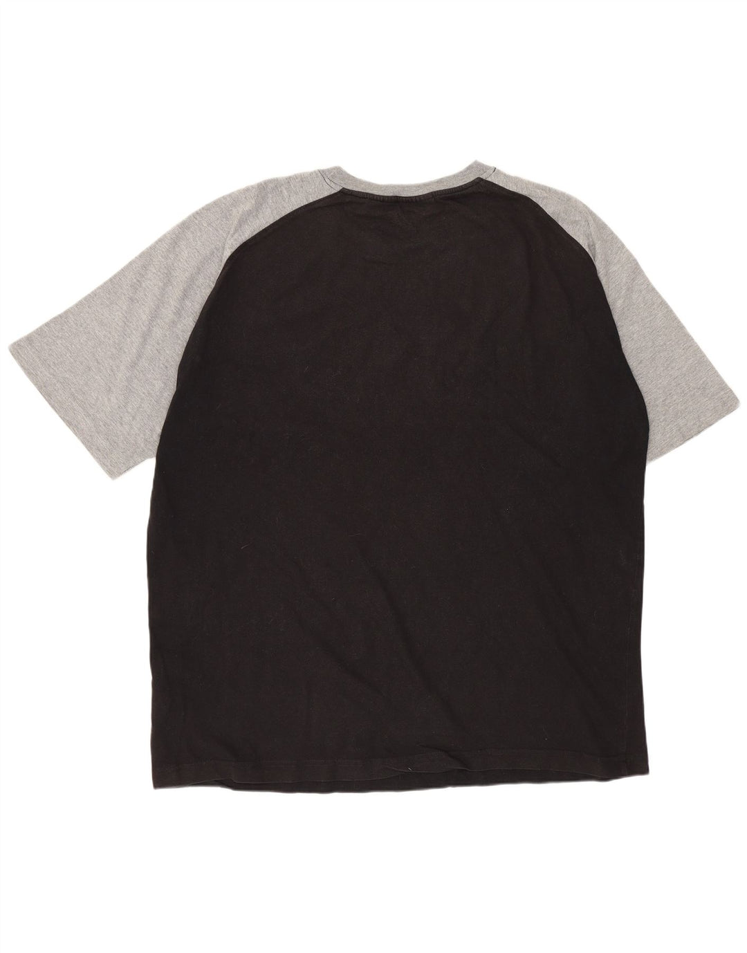 FILA Herre Grafisk T-Shirt Top XL Sort Colourblock