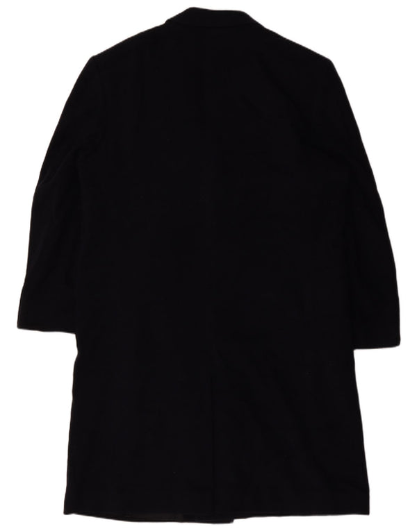 Pierre Cardin Herre Overfrakke UK 40 Large Navy Blue Wool