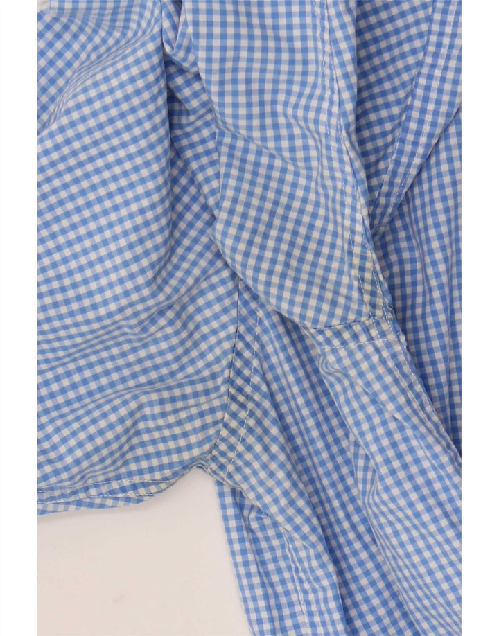 Nautica herreskjorte lille blå Gingham bomuld