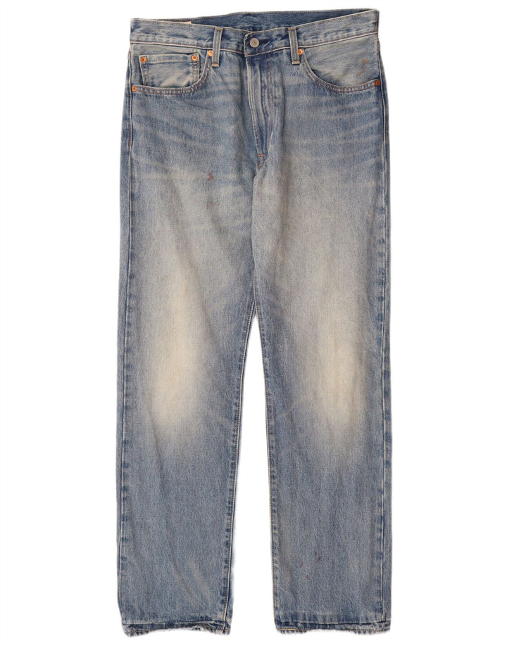 Levi's Herre 551 lige jeans W34 L32 blå bomuld