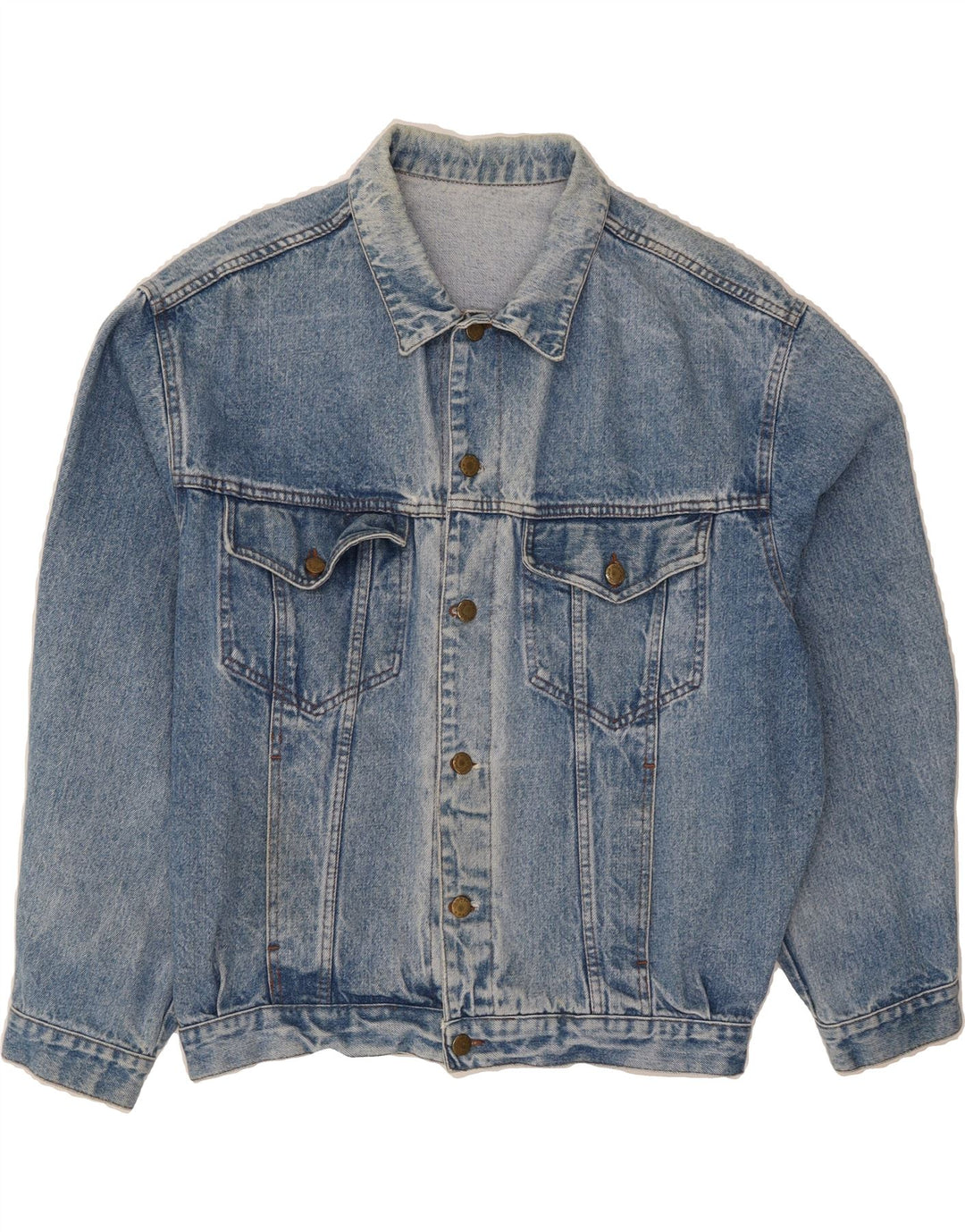 VINTAGE Mens Denim Jacket UK 42 XL Blue Vintage Vintage and Second-Hand Vintage from Messina Hembry 