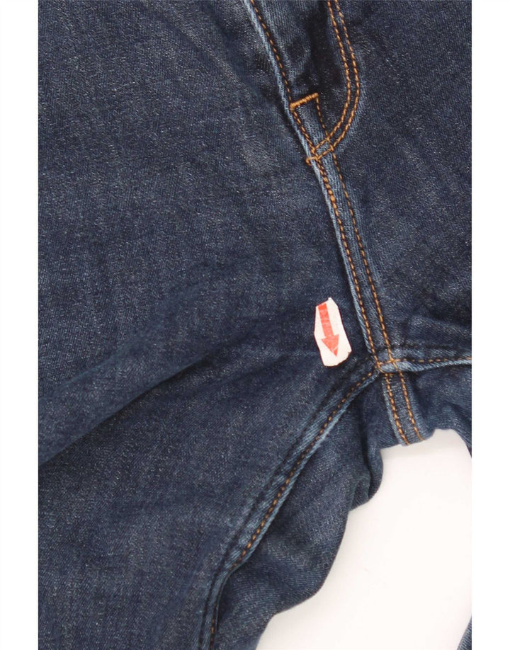 Lee Dame Marion Straight Jeans W27 L31 Marineblå Bomuld