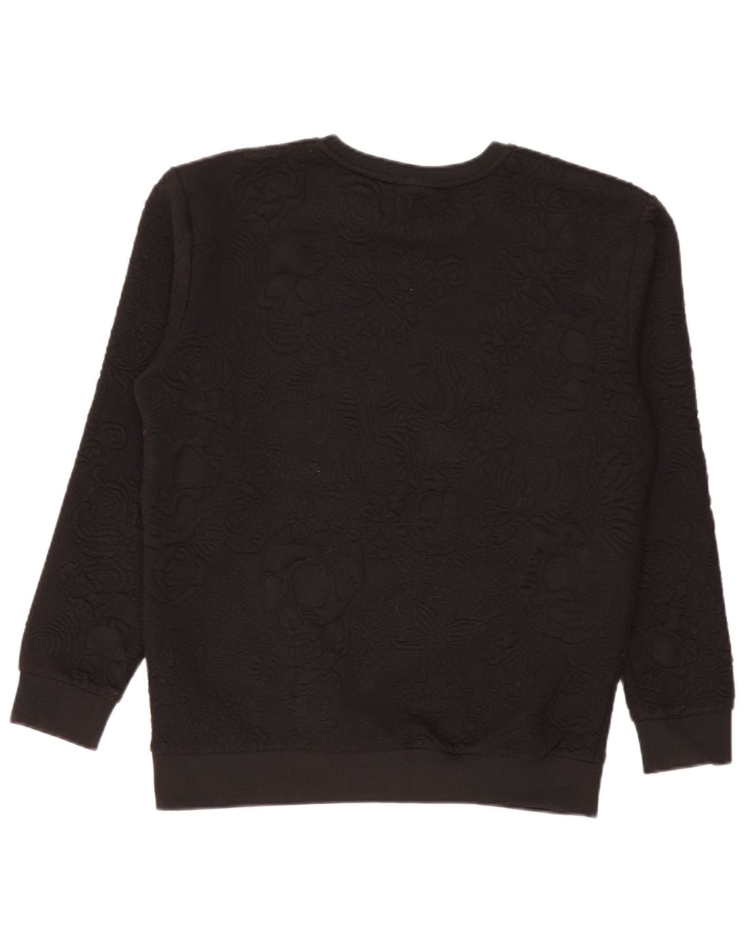 Zara Herre Sweatshirt Jumper Large Sort Floral Polyester