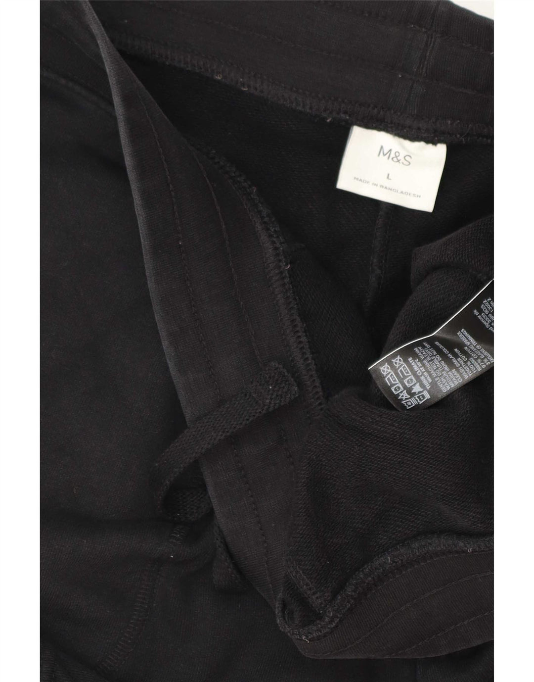 Marks & Spencer Sportsshorts til mænd store sorte bomuld