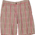 DOCKERS Womens Chino Shorts US 14 XL W36 Grey Check Cotton Vintage Dockers and Second-Hand Dockers from Messina Hembry 