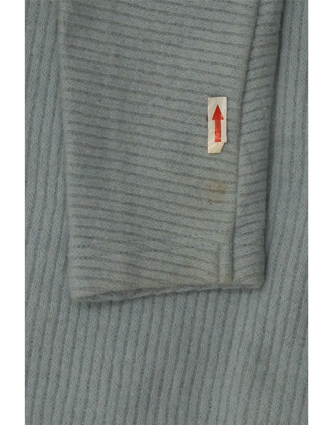Roccobarocco Dame Grafisk Asymmetrisk Cardigan Sweater IT 46 Stor Blå