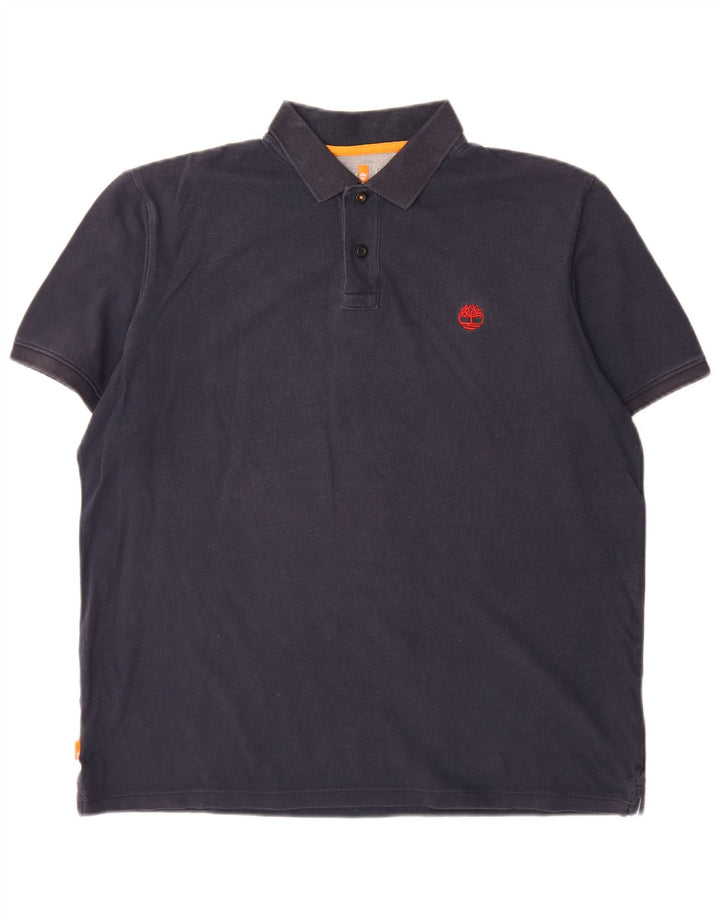 Timberland Herre poloshirt Stor marineblå bomuld