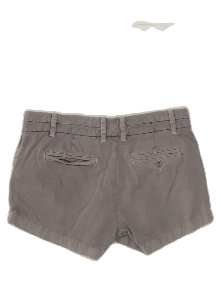 J. CREW Womens Chino Shorts US 2 XS W30  Grey Cotton Vintage J. Crew and Second-Hand J. Crew from Messina Hembry 
