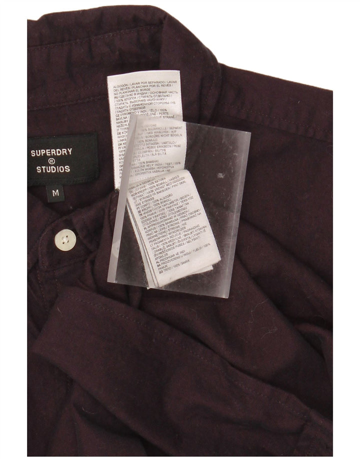 SUPERDRY Herreskjorte Medium Lilla Bomuld