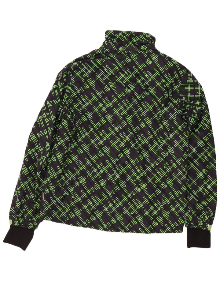 CRIVIT Herre Windbreaker Jacket UK 40 Large Navy Blue Geometrisk Polyester