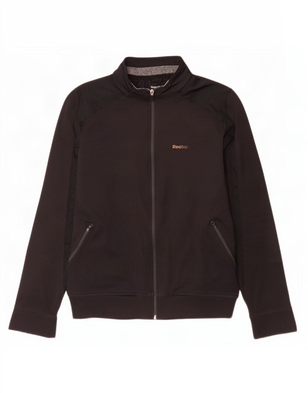 Reebok Herre grafisk træningsdragt Topjakke Lille sort polyester