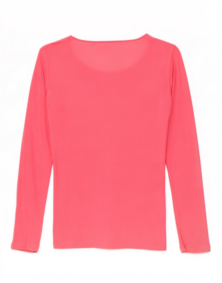 Gap Dame Oversized Top Langærmet UK 10 Small Pink Bomuld