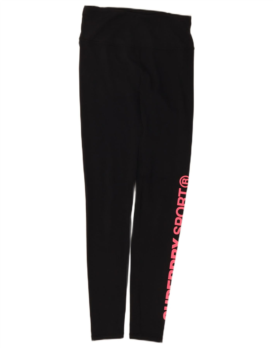 Superdry Grafiske Leggings til kvinder UK 8 Lille sort polyester