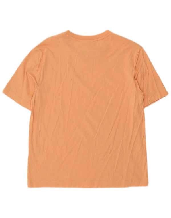 Lacoste Womens Relaxed Fit T-Shirt Top Størrelse 36 Lille Orange Bomuld