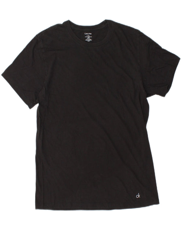 Calvin Klein Herre T-Shirt Top Medium Sort