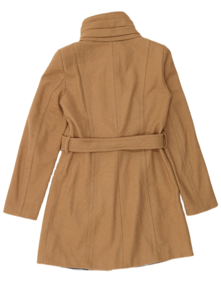 Zara Dame Overfrakke UK 10 Small Beige