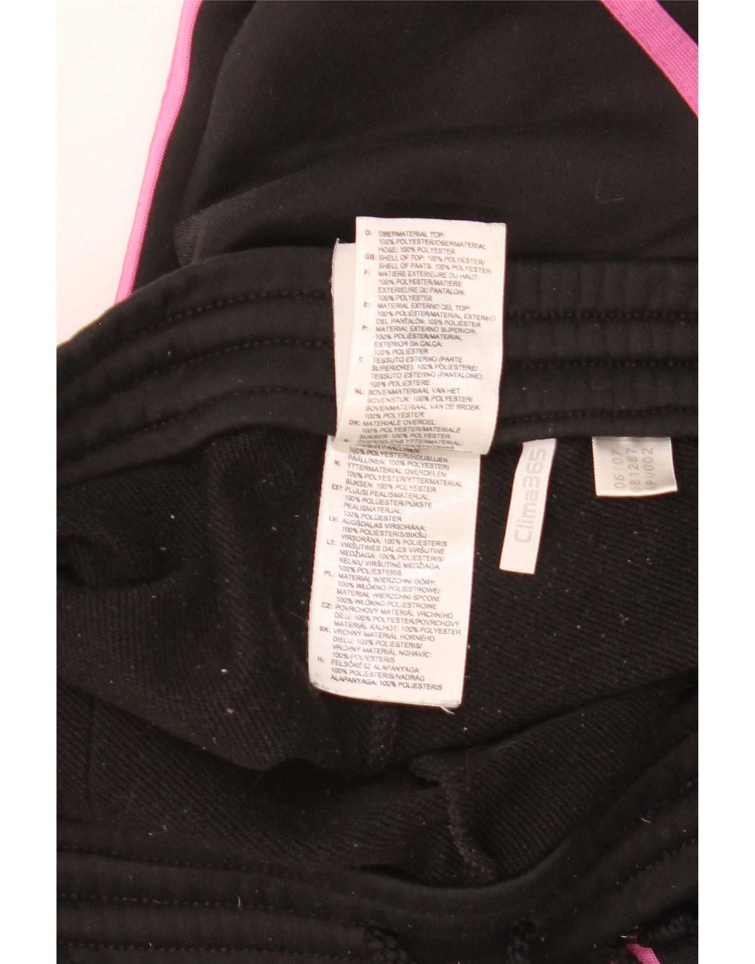 Adidas Womens Clima 365 Træningsdragt Bukser UK 8 Small Black Polyester