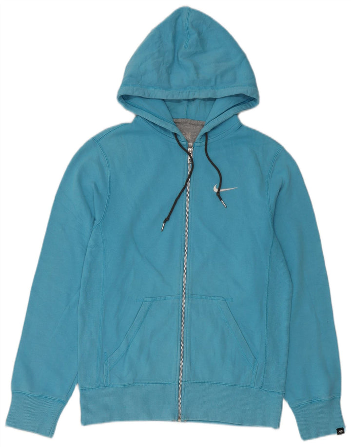 Nike hættetrøje med lynlås til mænd, lille blå