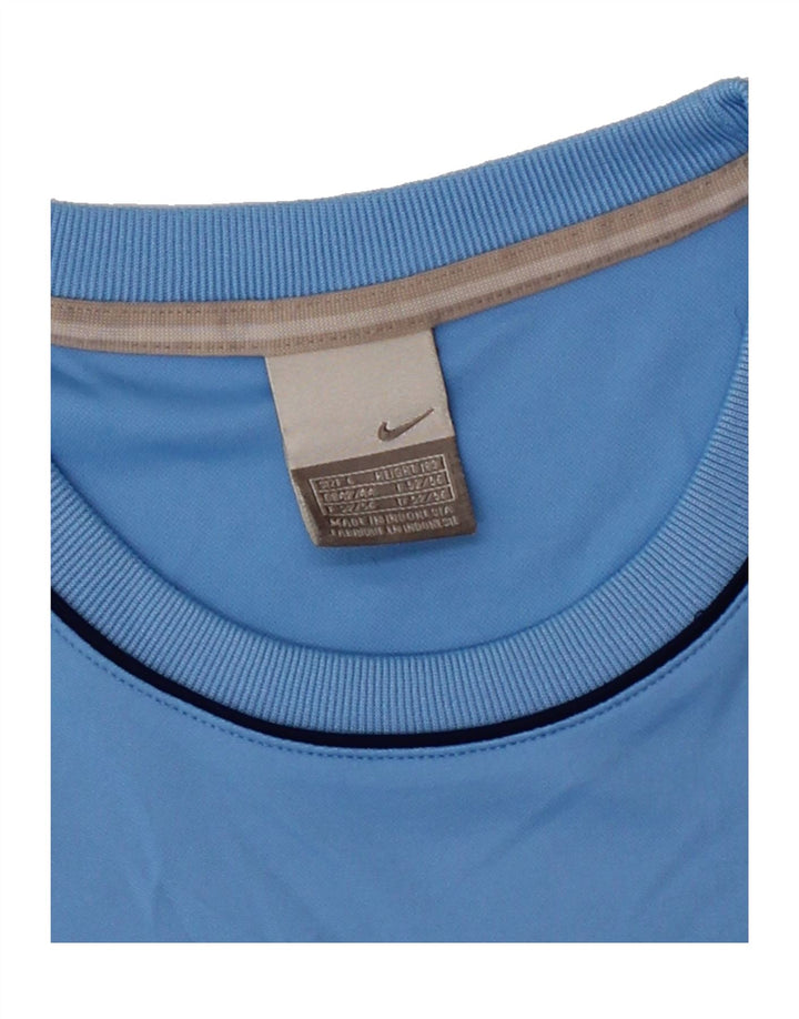 NIKE Mens T-Shirt Top UK 42/44 Large Blue Vintage Nike and Second-Hand Nike from Messina Hembry 
