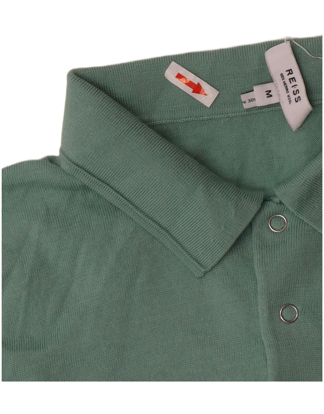 Reiss Poloshirt til mænd Medium Grøn uld