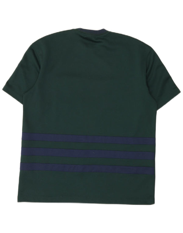 Adidas T-shirt top mellemgrøn polyester til mænd
