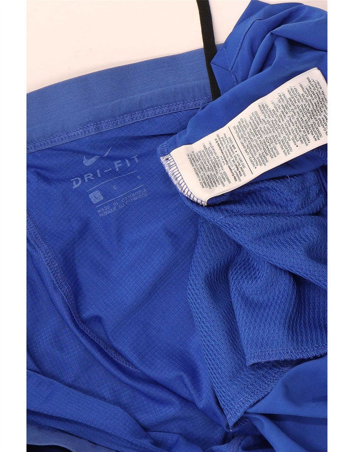 Nike Herre Dri Fit sportsshorts store blå polyester