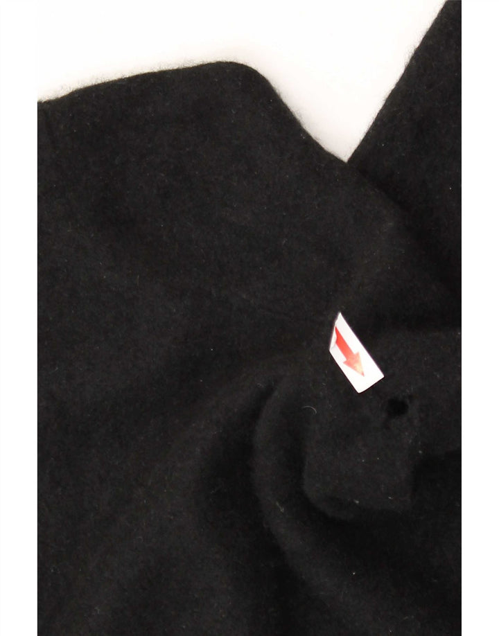 Marks & Spencer Dame Rullehals Sweater UK 14 Stor Sort Cashmere