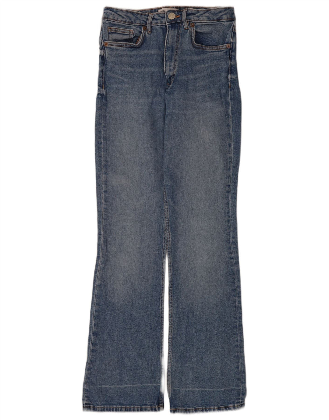 Zara Dame Bootcut Jeans EU 38 Small W28 L32 Blå