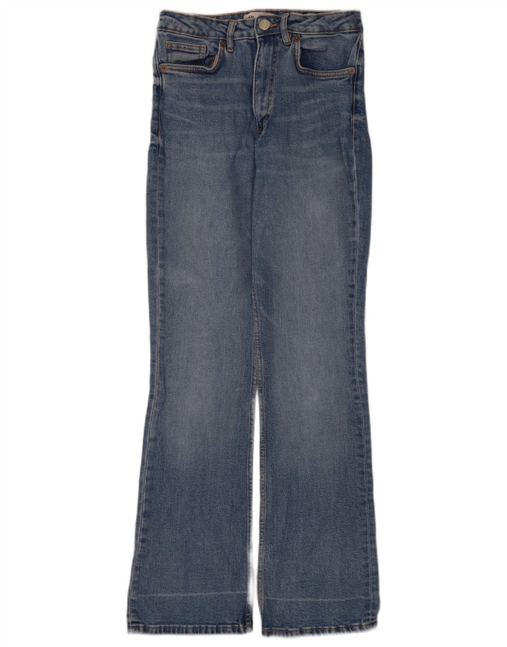 Zara Dame Bootcut Jeans EU 38 Small W28 L32 Blå