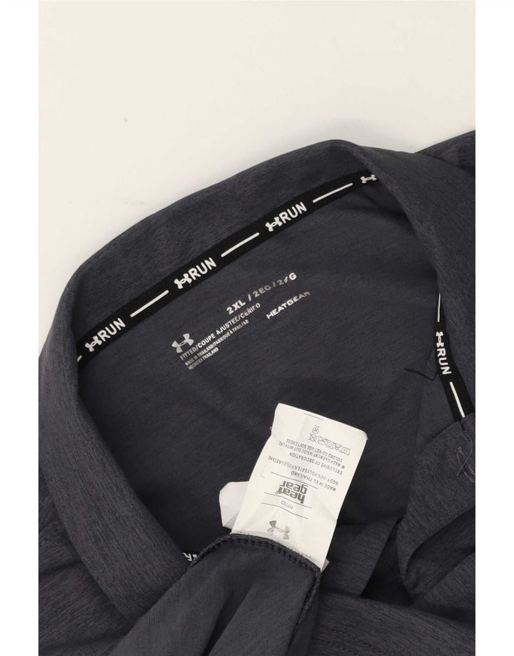 Under Armour Herre Polo Shirt 2XL Grå Polyester