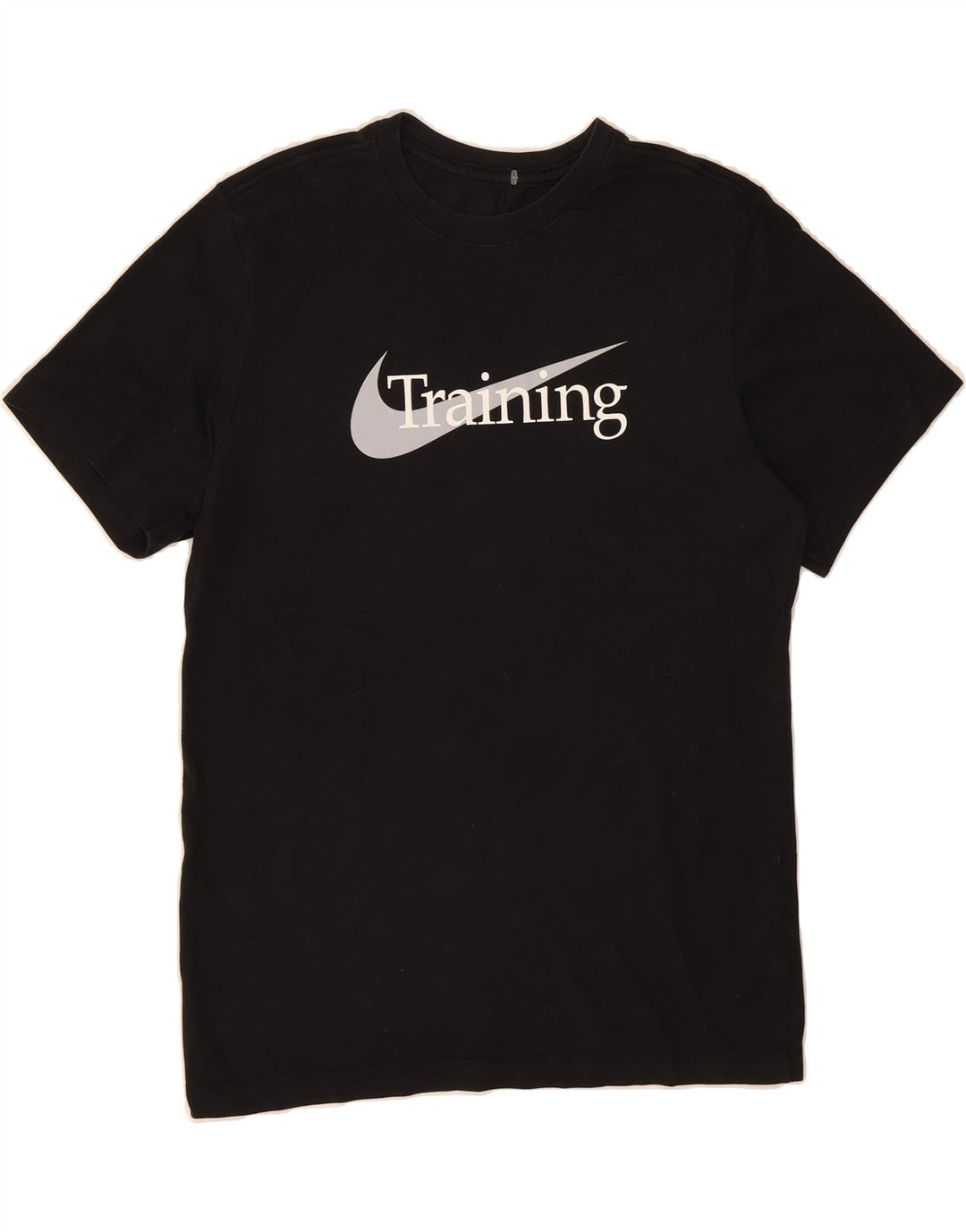 NIKE Mens Dri Fit Graphic T-Shirt Top Small Black Cotton Vintage Nike and Second-Hand Nike from Messina Hembry 