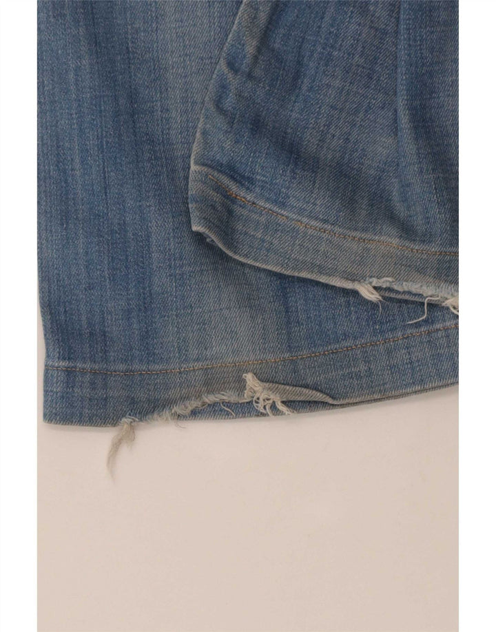 Levi's Dame 570 Straight Jeans W34 L29 Blå Bomuld